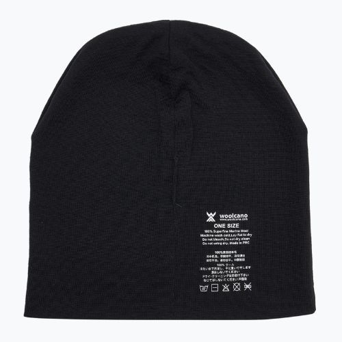 Čepice WOOLCANO MERINO 100% HAT0441 black