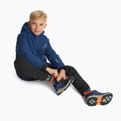 Dětské trekingové boty KADVA Rocky Trail Low WaterProof Softshell modré
