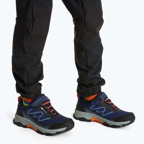 Dětské trekingové boty KADVA Rocky Trail Low WaterProof Softshell modré
