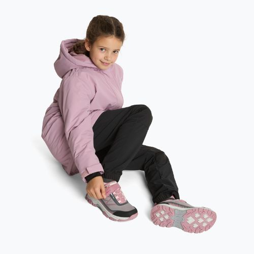 Dětské trekingové boty Kadva Rocky Trail Low WaterProof Softshell gray / pink