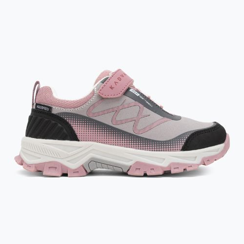 Dětské trekingové boty Kadva Rocky Trail Low WaterProof Softshell gray / pink