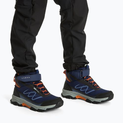 Dětské trekingové boty KADVA Rocky Trail Mid WaterProof Softshell navy / black