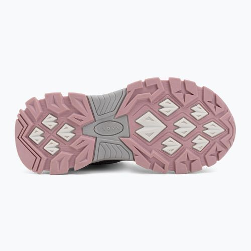 Dětské trekingové boty KADVA Rocky Trail Mid WaterProof Softshell gray / pink