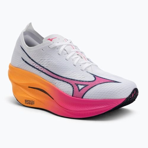 Běžecké boty Mizuno Wave Rebellion Pro 3 white/pink tetra/tang orange