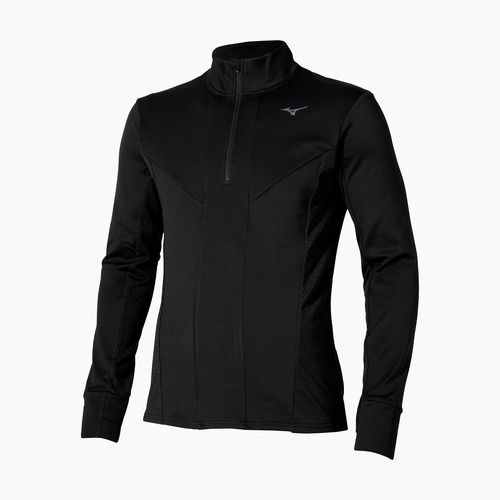 Pánské běžecké tričko Longsleeve Mizuno Active Warm Half Zip black