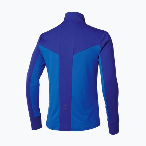 Pánské běžecké tričko Longsleeve Mizuno Active Warm Half Zip sodalite blue