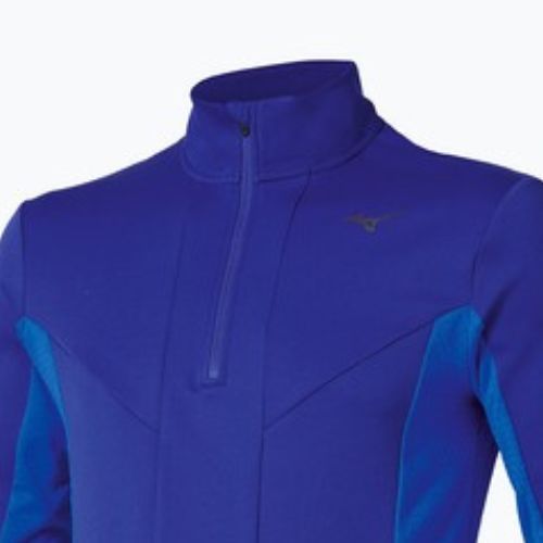 Pánské běžecké tričko Longsleeve Mizuno Active Warm Half Zip sodalite blue