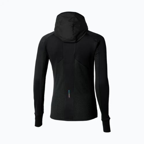 Dámská běžecká bunda Mizuno Active Warm Hybrid Full Zip Hooded black
