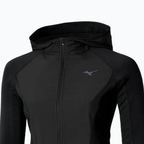 Dámská běžecká bunda Mizuno Active Warm Hybrid Full Zip Hooded black