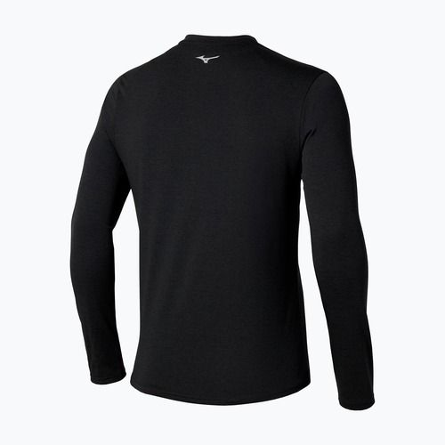 Pánské běžecké tričko Longsleeve Mizuno Core Impulse Half Zip Tee black