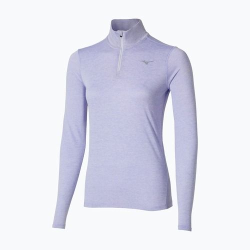 Dámská běžecká mikina Mizuno Core Impulse Half Zip Tee icelandic blue
