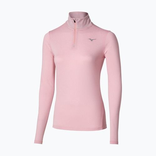 Dámská běžecká mikina Mizuno Core Impulse Half Zip Tee bleached mauve