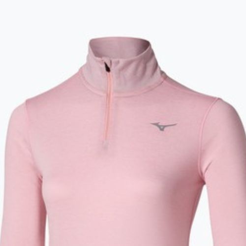Dámská běžecká mikina Mizuno Core Impulse Half Zip Tee bleached mauve