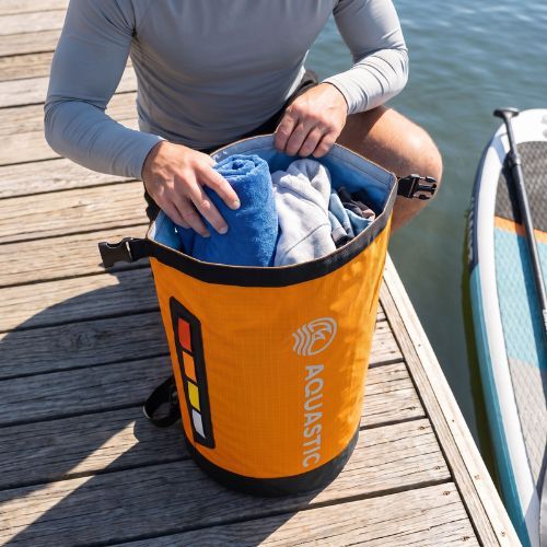 Vodotěsný vak AQUASTIC Dry Bag 20 l Nylon/TPU orange