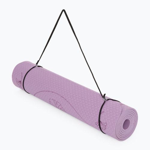 Jógová podložka XTREXO EcoGrip 6mm purple