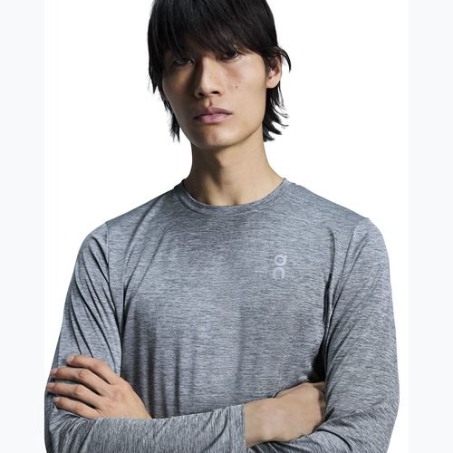 Pánské běžecké tričko Longsleeve On Core Long-T heather gray