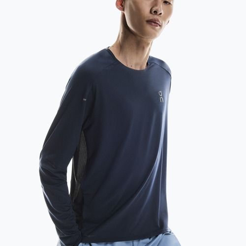Pánské běžecké tričko Longsleeve On Performance Long-T navy/black