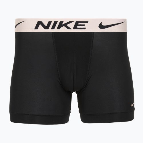 Pánské boxerky Nike Dri-Fit Essential Micro Boxer Brief 3 páry blk washed coral/olive aura/abrtract blue edge wb