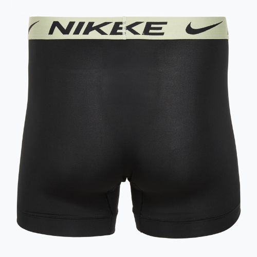 Pánské boxerky Nike Dri-Fit Essential Micro Boxer Brief 3 páry blk washed coral/olive aura/abrtract blue edge wb