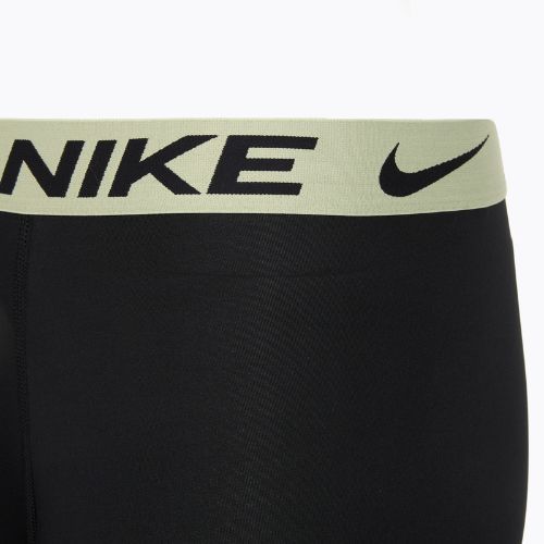 Pánské boxerky Nike Dri-Fit Essential Micro Boxer Brief 3 páry blk washed coral/olive aura/abrtract blue edge wb