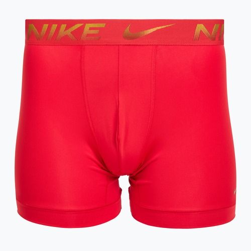 Pánské boxerky Nike Dri-Fit Essential Micro Boxer Brief 3 páry university red/black/black metallic grdient wb