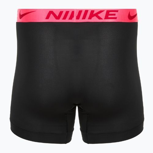Pánské boxerky Nike Dri-Fit Essential Micro Boxer Brief 3 páry černá hyper pink/uni red/black high shine wb