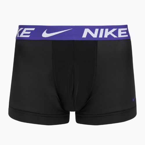 Pánské boxerky Nike Dri-Fit Essential Micro Trunk 3 páry černá univerzitní zlatá/hluboká noc/tmavě červená wb