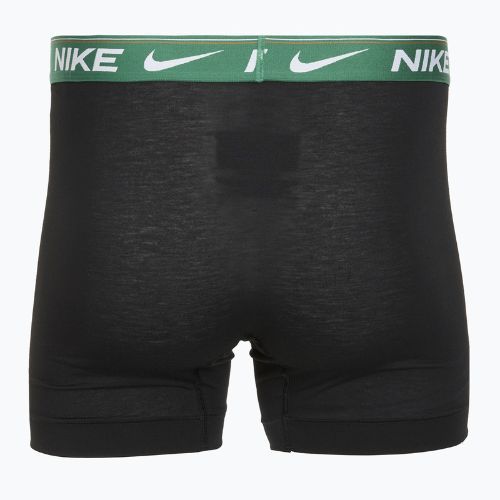 Pánské boxerky Nike Dri-FIT Ultra Comfort 3 páry black evrgreen aura/deep night/black waistband