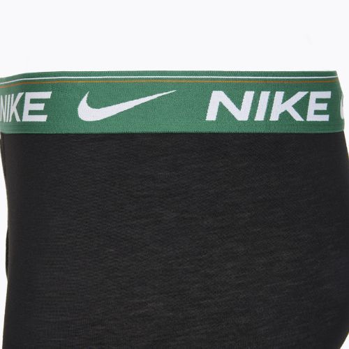 Pánské boxerky Nike Dri-FIT Ultra Comfort 3 páry black evrgreen aura/deep night/black waistband
