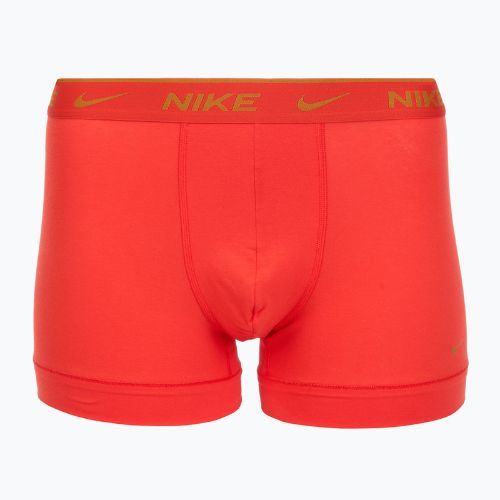 Pánské boxerky Nike Everyday Cotton Stretch Trunk 3 páry light crimson/midnight navy/black