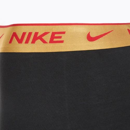 Pánské boxerky Nike Everyday Cotton Stretch Trunk 3 páry blk/university red/wheat gold/black high shine wb