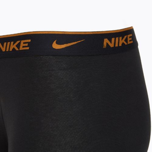 Pánské boxerky Nike Everyday Cotton Stretch Trunk 3 páry black lig crim/des och/deep night logo v pase