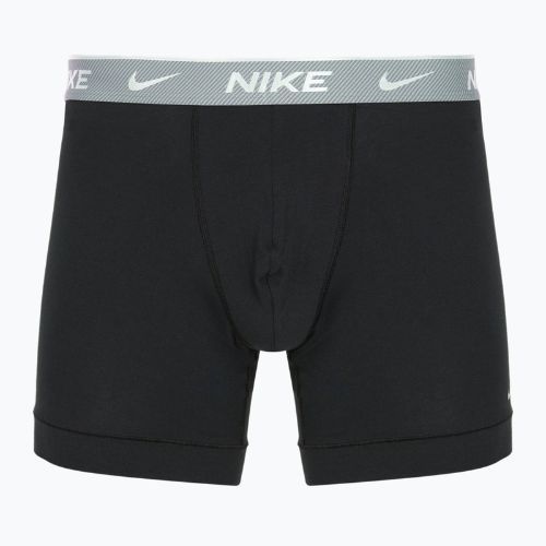 Pánské boxerky Nike Everyday Cotton Stretch 3 páry bi/iron grey/clear grey high shine textured wb