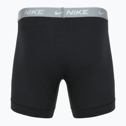 Pánské boxerky Nike Everyday Cotton Stretch 3 páry bi/iron grey/clear grey high shine textured wb