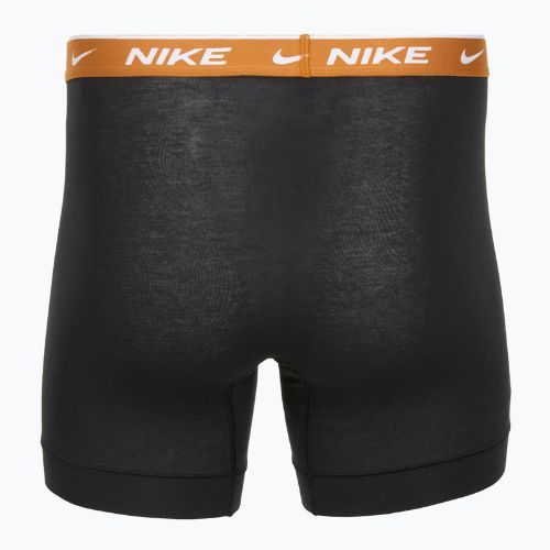Pánské boxerky Nike Everyday Cotton Stretch 3 páry black light crimsn/desrt ochre/black waistband