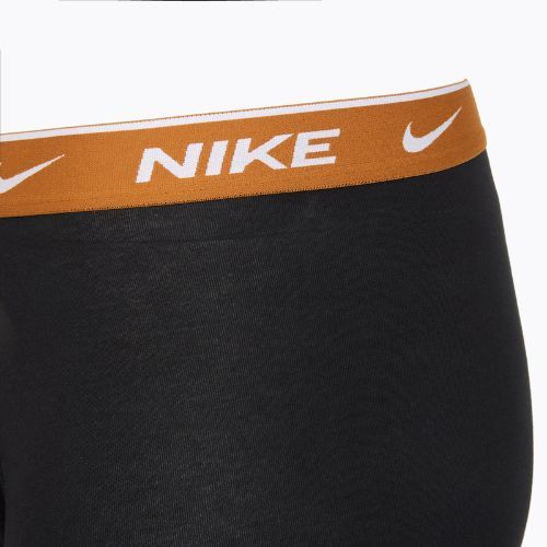 Pánské boxerky Nike Everyday Cotton Stretch 3 páry black light crimsn/desrt ochre/black waistband
