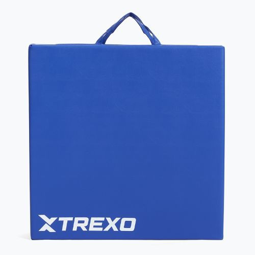 Skládací gymnastická matrace TREXO 180 x 60 x 5 cm blue