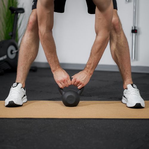 Kettlebell Litinový TREXO 8kg black