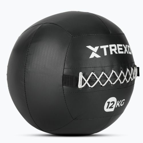 Posilovací míč TREXO Wall Ball 12 kg black