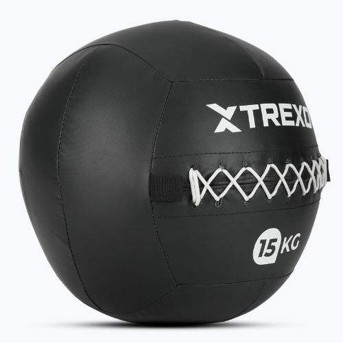 Posilovací míč TREXO Wall Ball 7 kg black