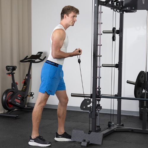 Posilovací věž s kladkou XTREXO Hector Commercial black