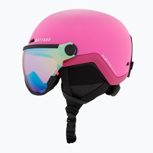 Dětská lyžařská helma ATTABO Avens 2.0 Jr Visor pink