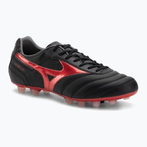 Pánské kopačky Mizuno Morelia II Elite FG black/morelia 40th red/black sand