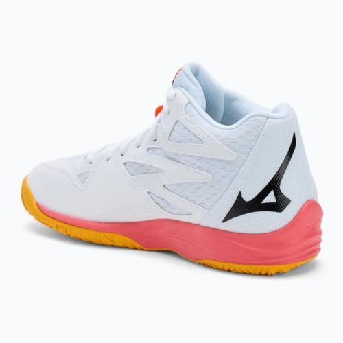 Volejbalové boty Mizuno Thunder Blade Z Mid white/fiery coral 2/citrus