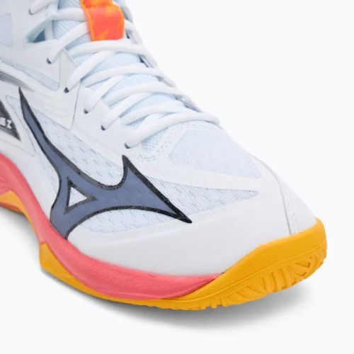 Volejbalové boty Mizuno Thunder Blade Z Mid white/fiery coral 2/citrus