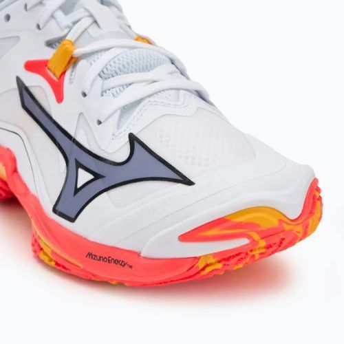 Volejbalové boty Mizuno Wave Lightning Z8 white/fiery coral 2/citrus