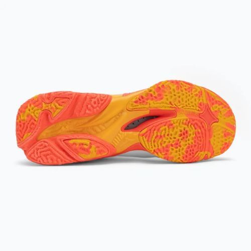 Volejbalové boty Mizuno Wave Lightning Z8 Mid white/fiery coral 2/citrus