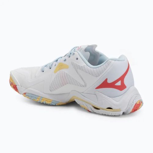 Dámské volejbalové boty Mizuno Wave Lightning Z8 white/calypso coral/pale banana