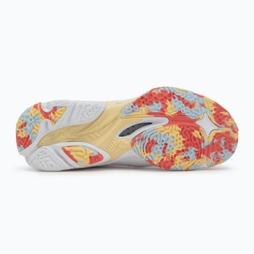 Dámské volejbalové boty Mizuno Wave Lightning Z8 Mid white/calypso coral/pale banana
