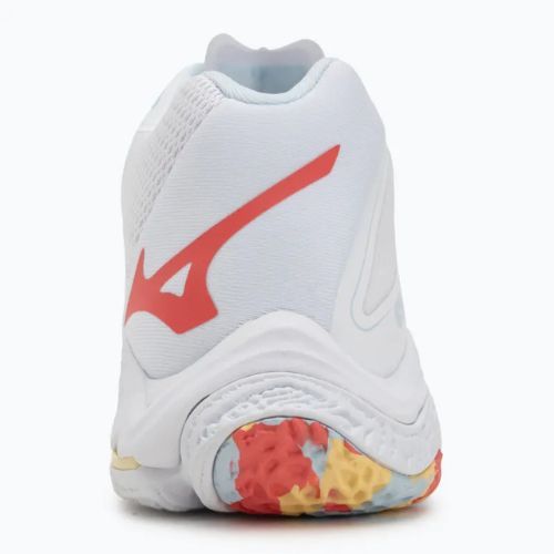 Dámské volejbalové boty Mizuno Wave Lightning Z8 Mid white/calypso coral/pale banana